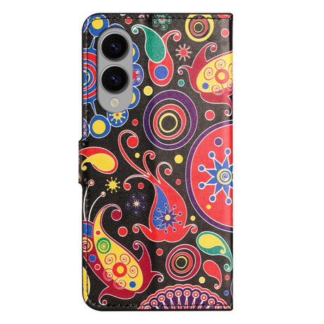 EIDERWOOD Samsung Galaxy S25 Edge Konstläder Plånboksfodral med Stativfunktion - Mång