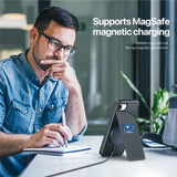 iPhone 17e / 16e DUX DUCIS Skal med Korthållare & RFID-Blockering - MagSafe Kompatibel - Svart