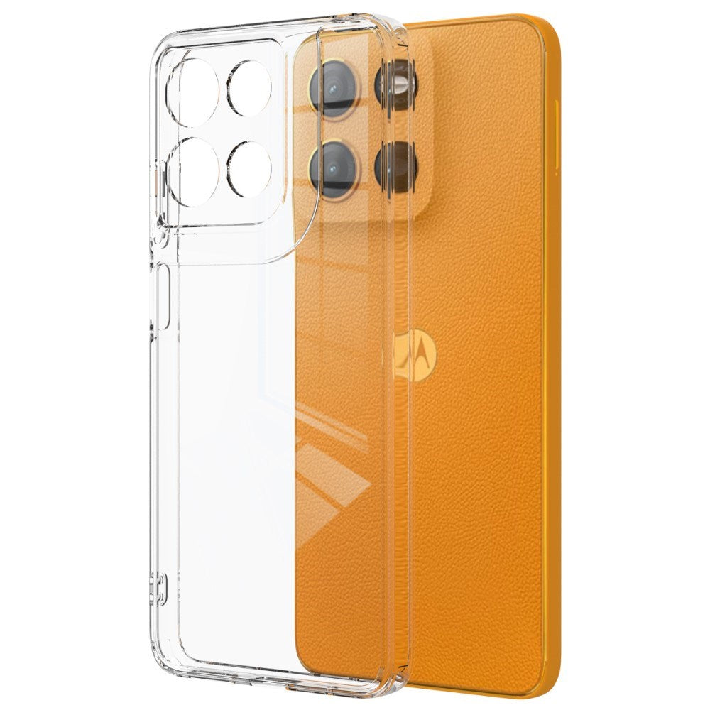 EIDERWOOD Motorola Moto G15 Power Flexibelt Plast Skal - Genomskinlig