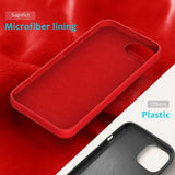 EIDERWOOD iPhone 16e Fodrat Silikon Skal - Röd