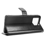 EIDERWOOD Asus ROG Phone 9 (5G) / 9 Pro (5G) Konstläder Flip Fodral m. Korthållare & Ställfunktion - Svart