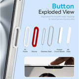 NORTHJO iPhone 16 Plus 360° Skyddsset med Kameralinsskydd & Skärmskydd & Hybrid Skal - MagSafe Kompatibel - Genomskinlig