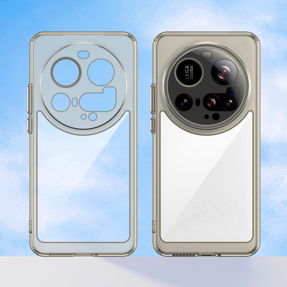 EIDERWOOD Xiaomi 15 Ultra Hybrid Plast Skal - Genomskinlig / Grå