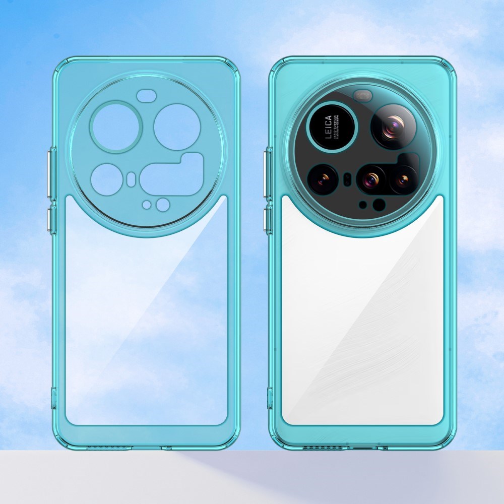 EIDERWOOD Xiaomi 15 Ultra Hybrid Plast Skal - Genomskinlig / Turkos