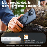 TORRAS iPhone 16e Hybrid Plast Skal m. Ställ - MagSafe Kompatibel - Svart