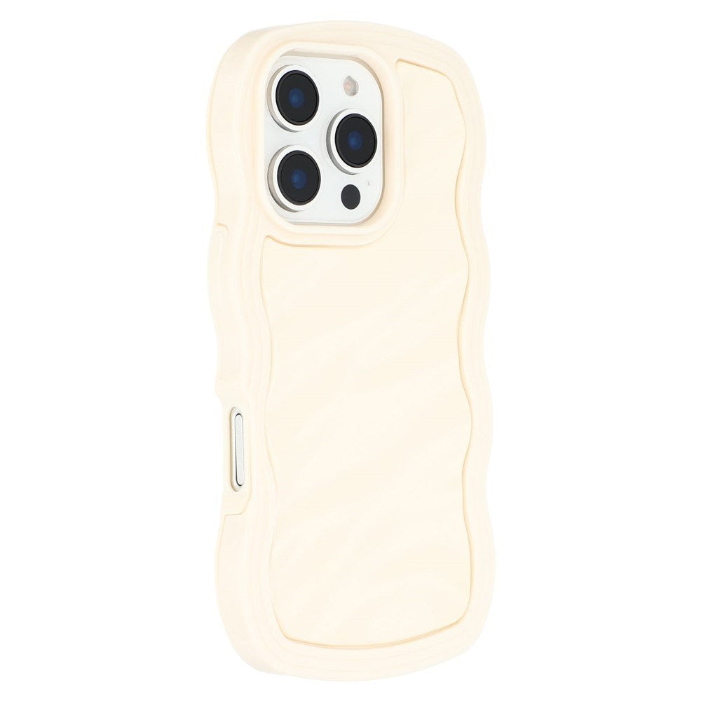 iPhone 16 Pro Max EIDERWOOD Hybrid Plast Wavy Skal – Beige