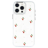 iPhone 16 Pro Max EIDERWOOD Hybrid Skal m. 3D Körsbär - Silver