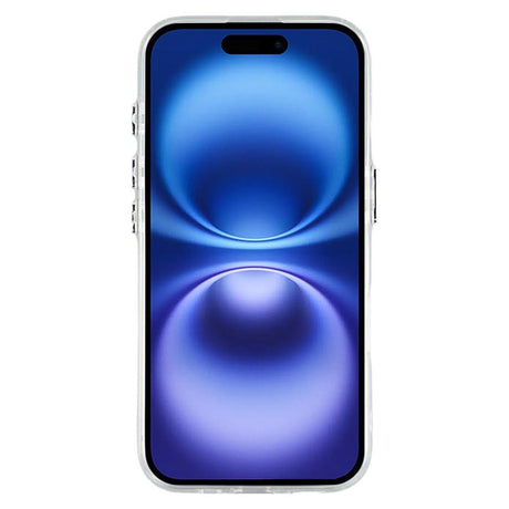 EIDERWOOD iPhone 16 Hybrid Skal med 3D Körsbär - Silver