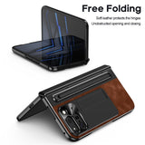 EIDERWOOD Google Pixel 10 Pro Fold Skal med Baksida i Konstläder - Kickstand - Stylushållare - Svart / Brun