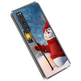 Sony Xperia 5 IV Flexibel Plast Jul Skal - Snögubbe