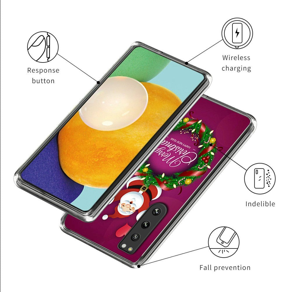 Sony Xperia 5 IV Flexibel Plast Jul Skal - Jultomten