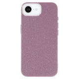 EIDERWOOD IPhone 16e Flexibelt Plast Skal med Glitter - Rosa