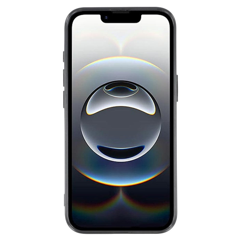 EIDERWOOD IPhone 16e Flexibelt Plast Skal med Glitter - Svart