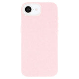 EIDERWOOD IPhone 16e Flexibelt Plast Skal med Glitter - Rosa