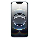 EIDERWOOD IPhone 16e Flexibelt Plast Skal med Glitter - Ljusblå