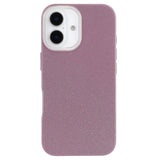 EIDERWOOD IPhone 16 Flexibelt Plast Skal med Glitter - Lila