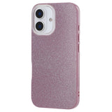 EIDERWOOD IPhone 16 Flexibelt Plast Skal med Glitter - Lila