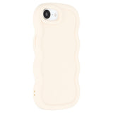 iPhone 17e / 16e EIDERWOOD Flexibelt Plast Wavy Skal - Vit