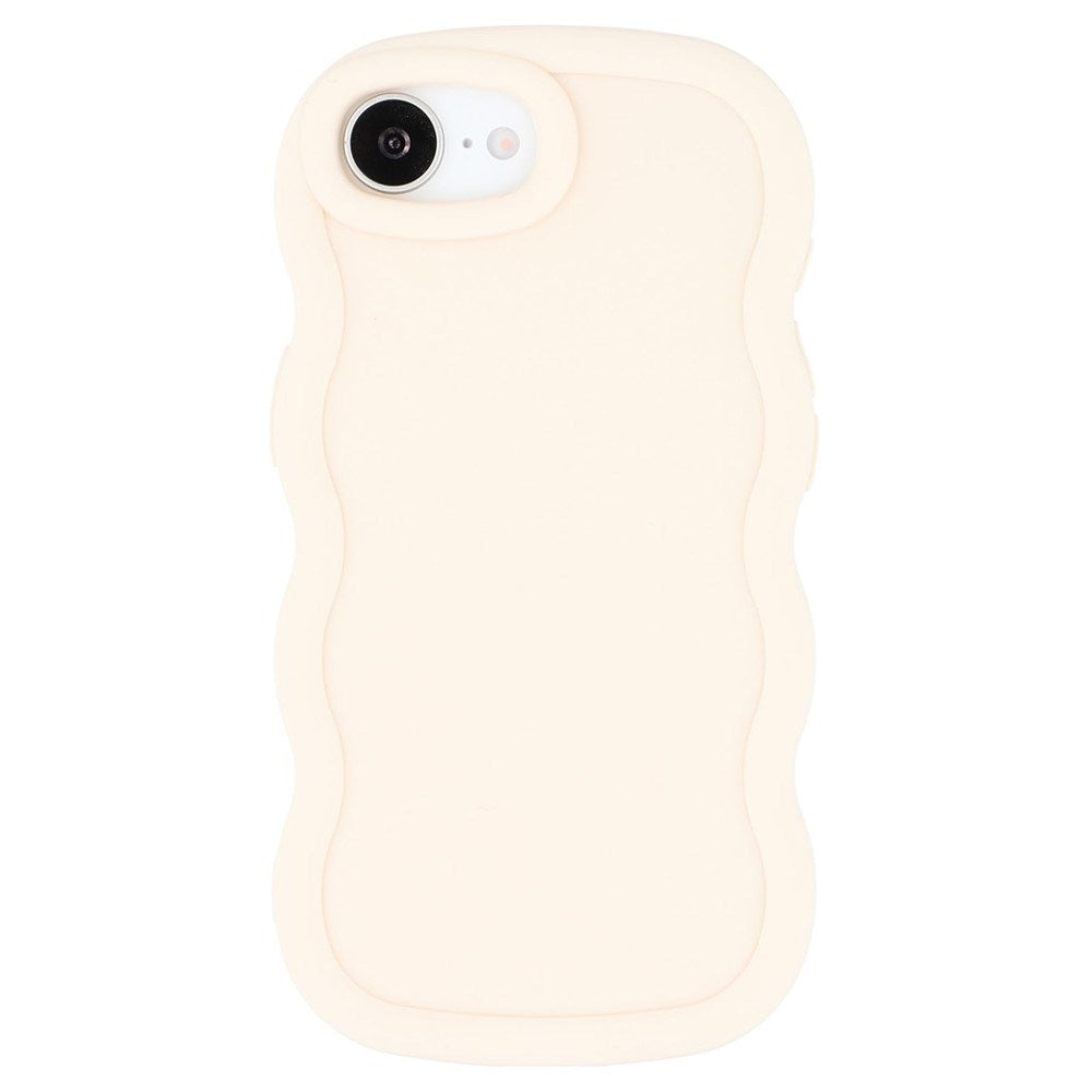 iPhone 17e / 16e EIDERWOOD Flexibelt Plast Wavy Skal - Vit