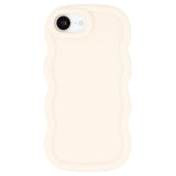 iPhone 17e / 16e EIDERWOOD Flexibelt Plast Wavy Skal - Vit