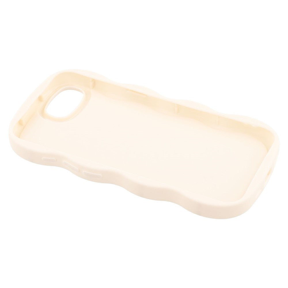 iPhone 17e / 16e EIDERWOOD Flexibelt Plast Wavy Skal - Vit