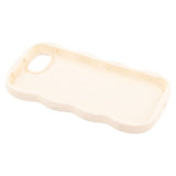 iPhone 17e / 16e EIDERWOOD Flexibelt Plast Wavy Skal - Vit