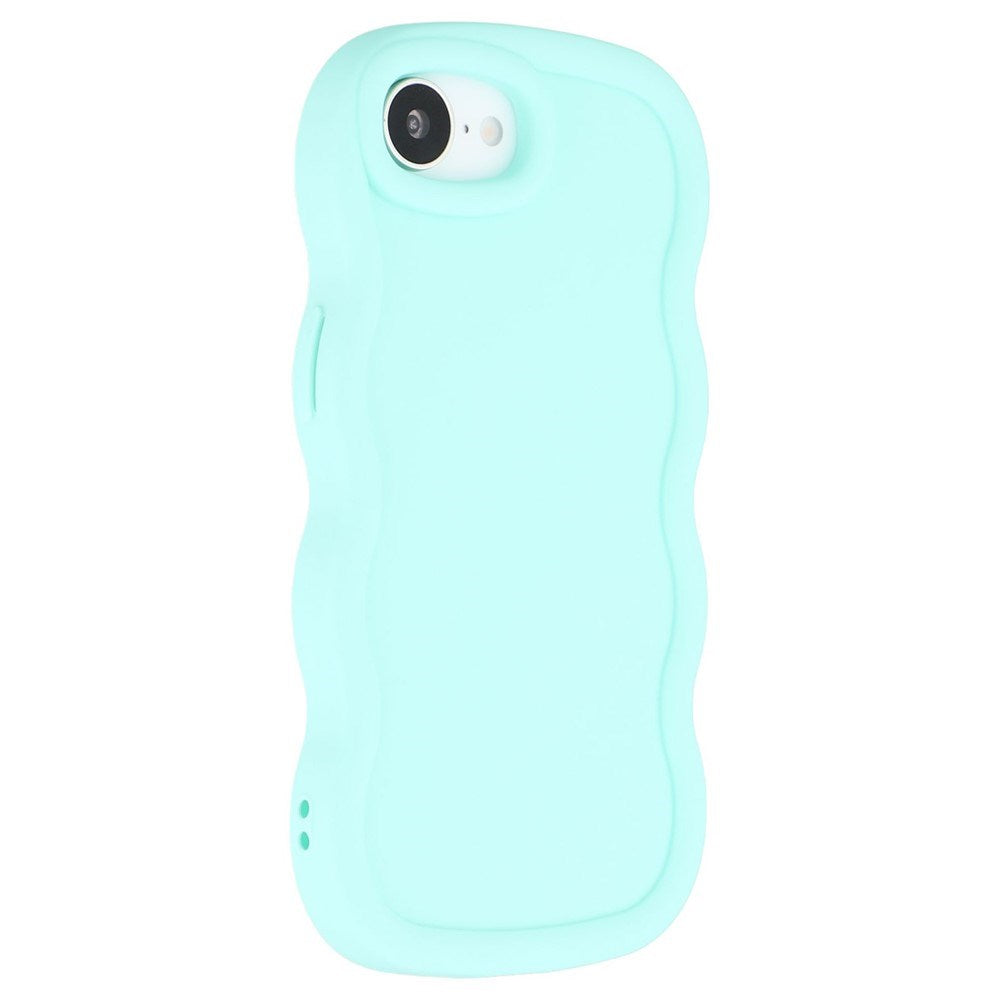 iPhone 17e / 16e EIDERWOOD Flexibelt Plast Wavy Skal - Blå