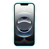 iPhone 17e / 16e EIDERWOOD Flexibelt Plast Wavy Skal - Blå