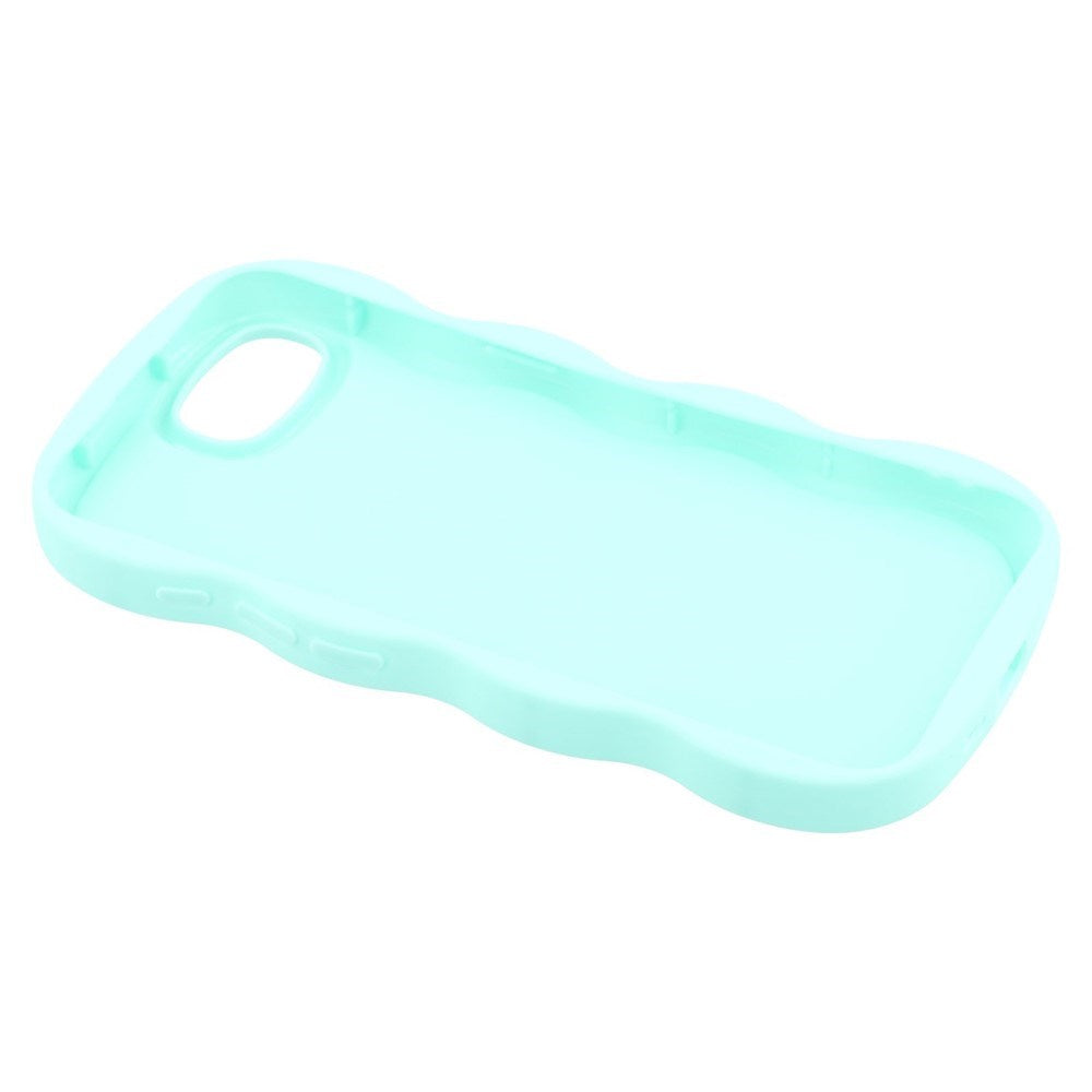 iPhone 17e / 16e EIDERWOOD Flexibelt Plast Wavy Skal - Blå