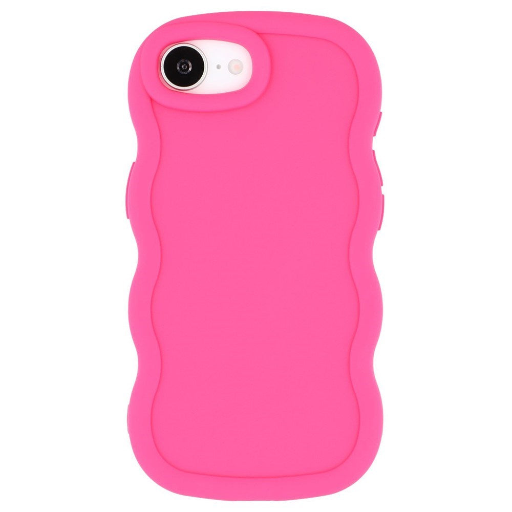 iPhone 17e / 16e EIDERWOOD Flexibelt Plast Wavy Skal - Pink