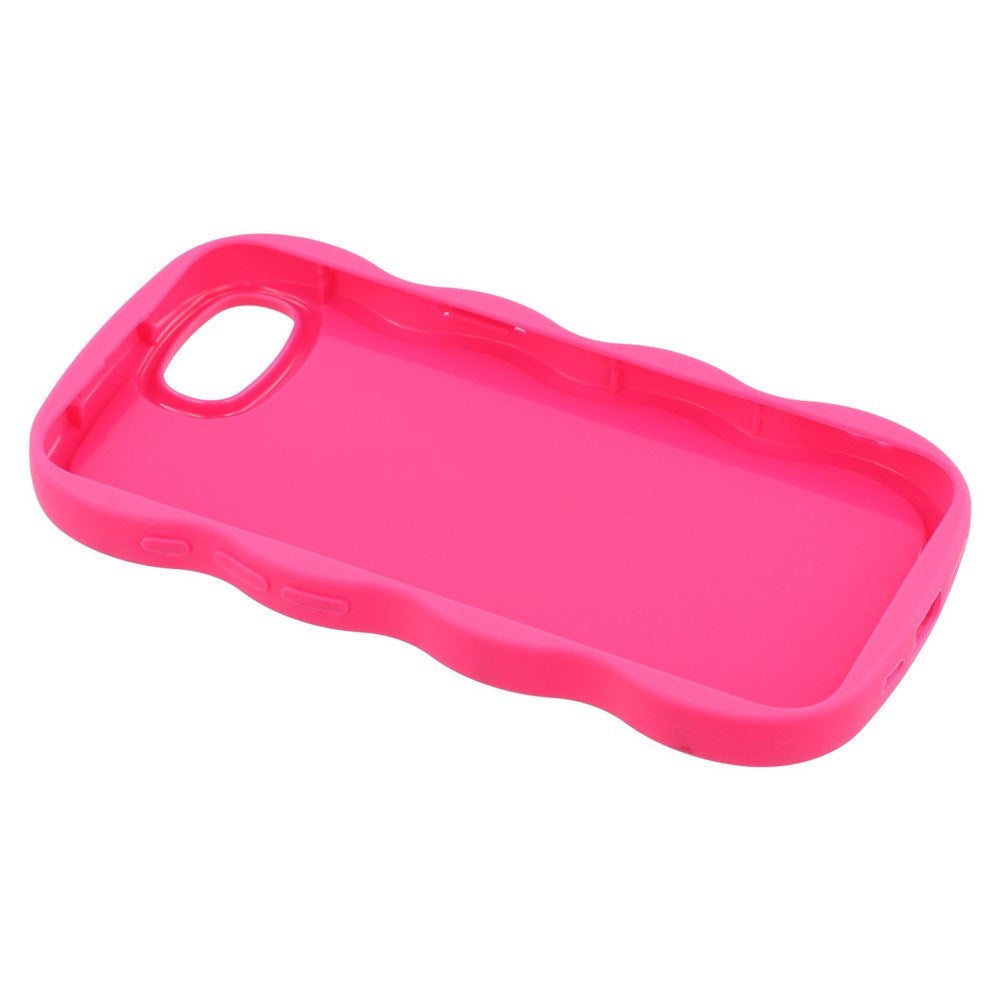 iPhone 17e / 16e EIDERWOOD Flexibelt Plast Wavy Skal - Pink