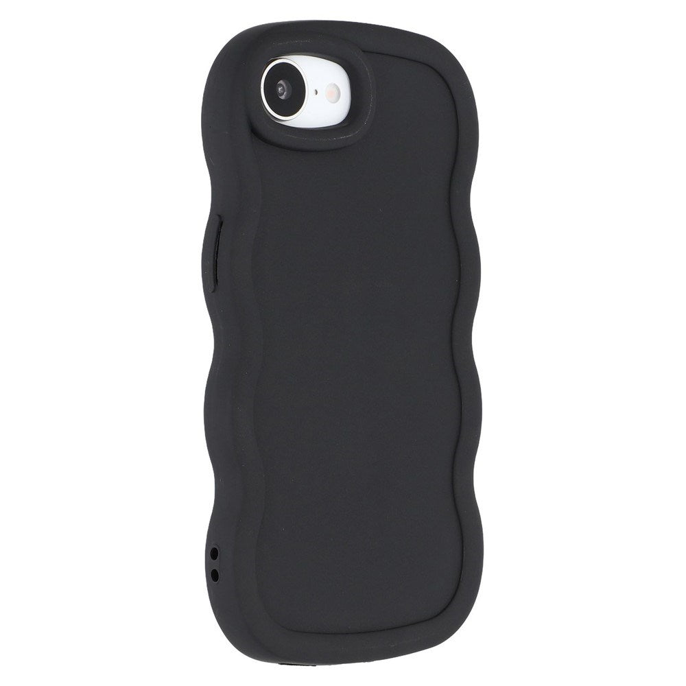 iPhone 17e / 16e EIDERWOOD Flexibelt Plast Wavy Skal - Svart