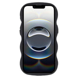 iPhone 17e / 16e EIDERWOOD Flexibelt Plast Wavy Skal - Svart