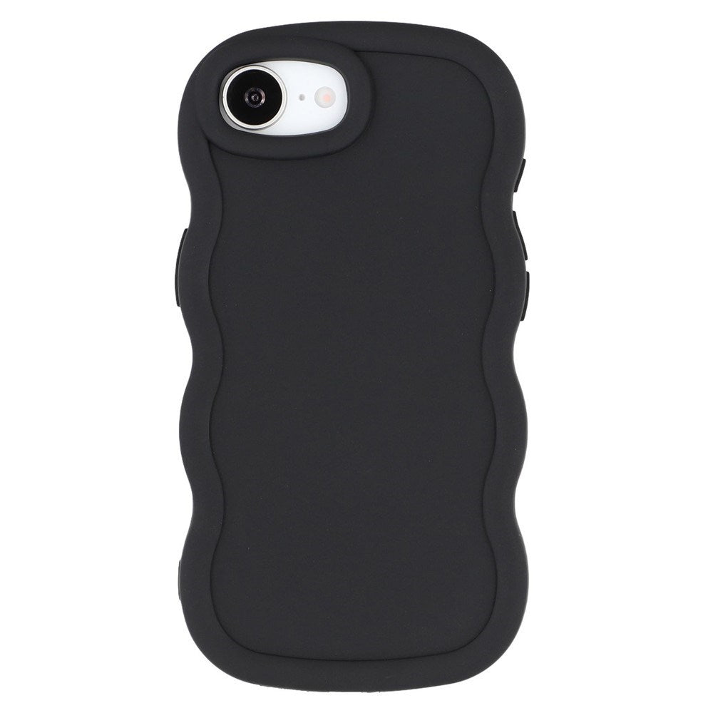 iPhone 17e / 16e EIDERWOOD Flexibelt Plast Wavy Skal - Svart
