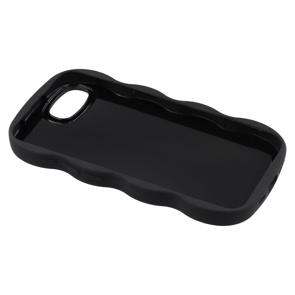 iPhone 17e / 16e EIDERWOOD Flexibelt Plast Wavy Skal - Svart