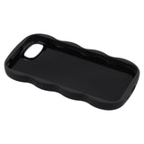 iPhone 17e / 16e EIDERWOOD Flexibelt Plast Wavy Skal - Svart