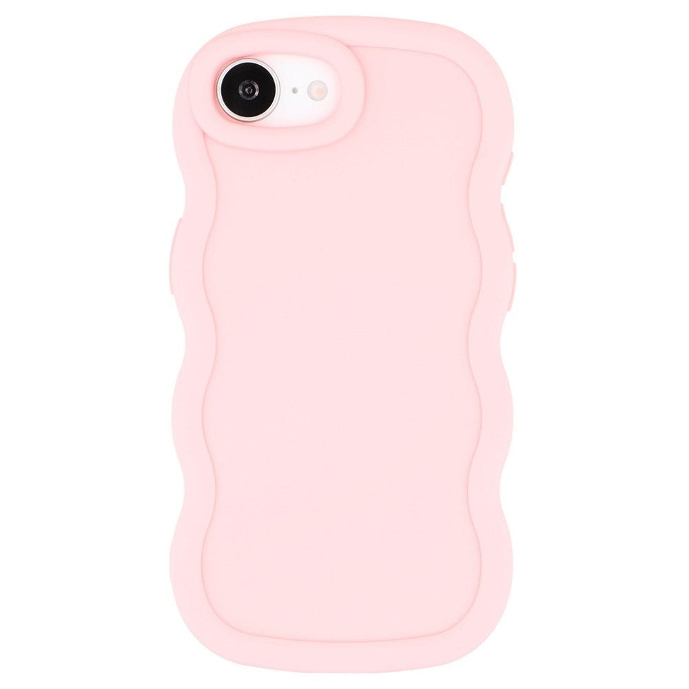 iPhone 17e / 16e EIDERWOOD Flexibelt Plast Wavy Skal - Rosa