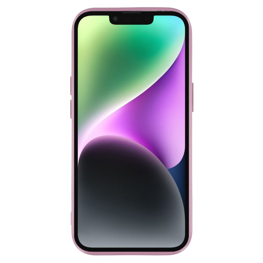 EIDERWOOD iPhone 14 / 13 Flexibelt Plast Skal m. Glitter - Lila