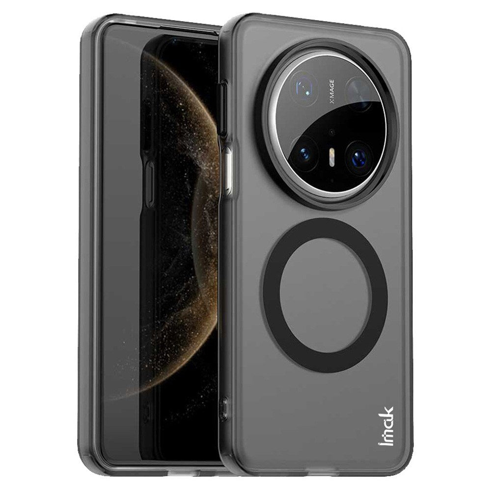 IMAK Huawei Mate 70 Pro+ / 70 Pro Hybrid Plast Skal - MagSafe Kompatibel - Genomskinlig / Svart