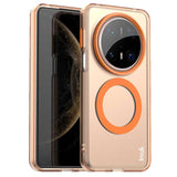 IMAK Huawei Mate 70 Pro+ / 70 Pro Hybrid Plast Skal - MagSafe Kompatibel - Genomskinlig / Orange