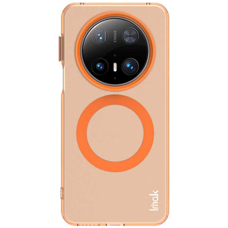 IMAK Huawei Mate 70 Pro+ / 70 Pro Hybrid Plast Skal - MagSafe Kompatibel - Genomskinlig / Orange
