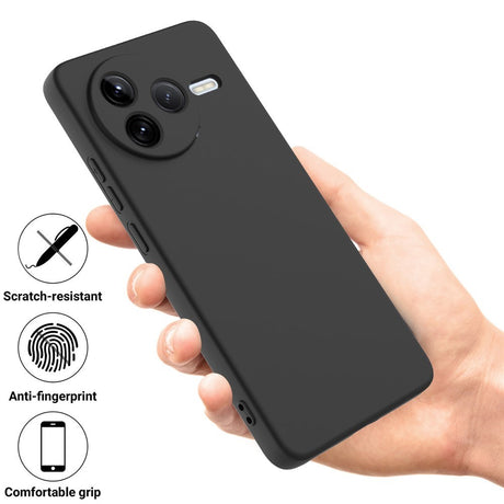 Xiaomi Poco F7 Pro EIDERWOOD Silikon Skal m. Rem - Svart