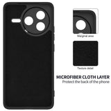 Xiaomi Poco F7 Pro EIDERWOOD Silikon Skal m. Rem - Svart