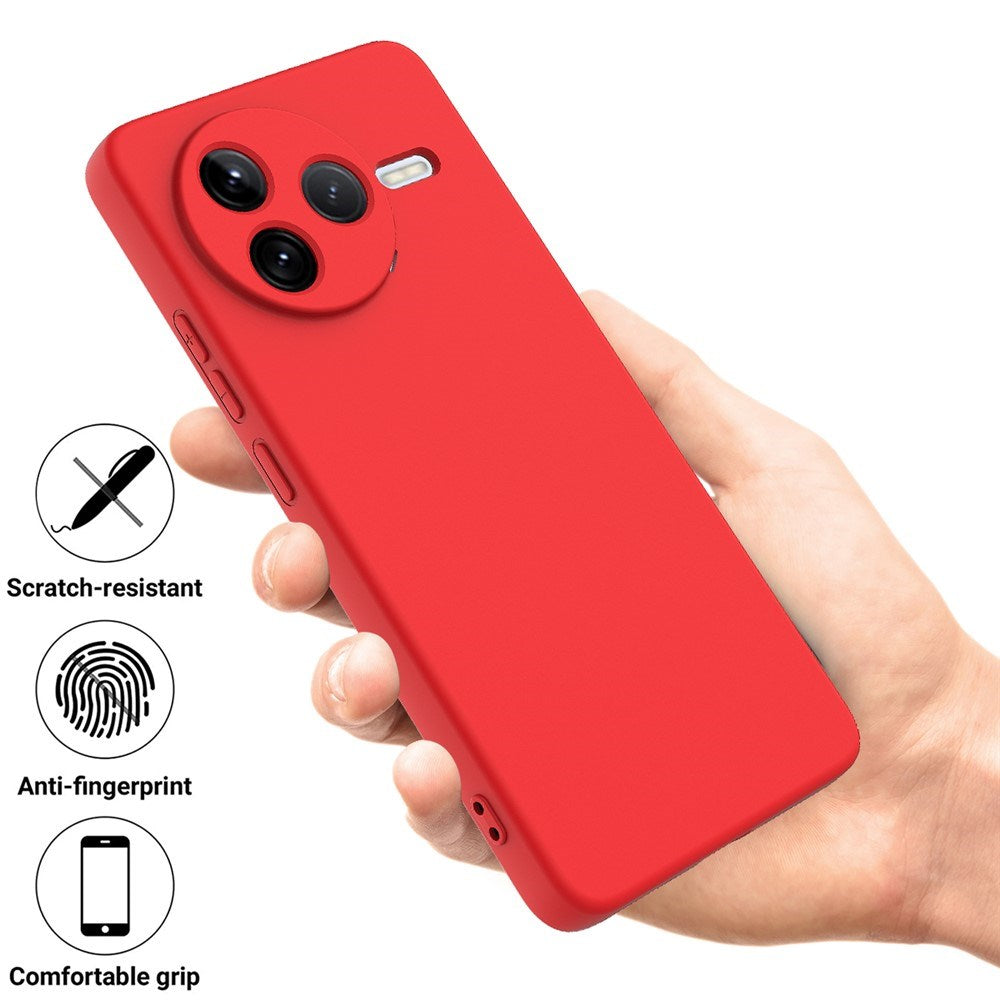 Xiaomi Poco F7 Pro EIDERWOOD Silikon Skal m. Rem - Röd