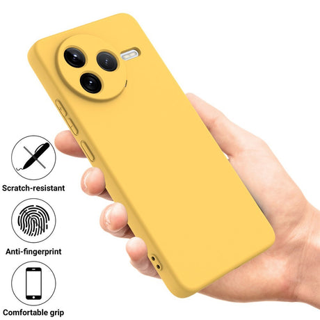 Xiaomi Poco F7 Pro EIDERWOOD Silikon Skal m. Rem - Gul