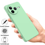 Xiaomi Poco F7 Pro EIDERWOOD Silikon Skal m. Rem - Grön
