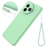 Xiaomi Poco F7 Pro EIDERWOOD Silikon Skal m. Rem - Grön