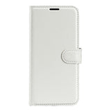 EIDERWOOD Samsung Galaxy Xcover 7 Pro Konstläder Flip Fodral m. Korthållare & Ställfunktion - Vit
