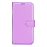EIDERWOOD Samsung Galaxy Xcover 7 Pro Konstläder Flip Fodral m. Korthållare & Ställfunktion - Lila