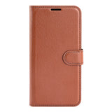 EIDERWOOD Samsung Galaxy Xcover 7 Pro Konstläder Flip Fodral m. Korthållare & Ställfunktion - Brun